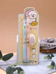 Светящаяся ручка с невидимыми чернилами "Fluffy white puppy"