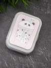 Контейнер для линз «Cocktail panda», pink