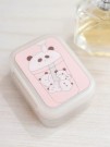 Контейнер для линз «Cocktail panda», pink