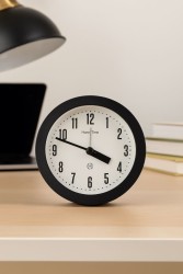 Часы-будильник "Honey time", black (10х10 см)