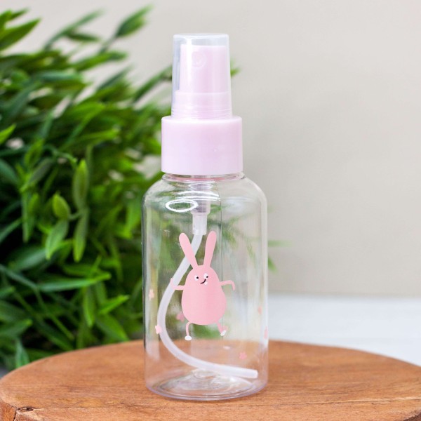 Дорожная бутылочка "Big bunny", pink (75 ml) 