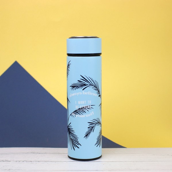 Термос "Always believe", blue (400ml) 