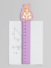 Линейка ECO из дерева Аниме «Love corgi girl»