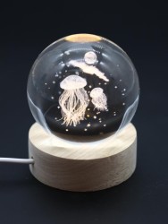 Ночник 3D iLikeGift «Jellyfish» (6 см)