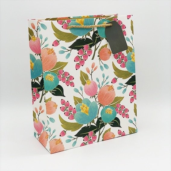 Пакет подарочный "Flowers",M KR-2579-4 