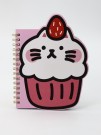 Блокнот на спирали (B6) "Cat cupcake" (13*18)