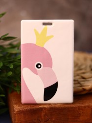 Держатель для карт "Flamingo Face" (6,5 х 10,4 см)