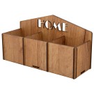Подставка для чайных пакетиков "HOME", 3 секции, (12,5х23х8 см)