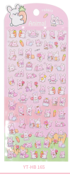 Наклейки "Pink hare" (9*22,5 см)