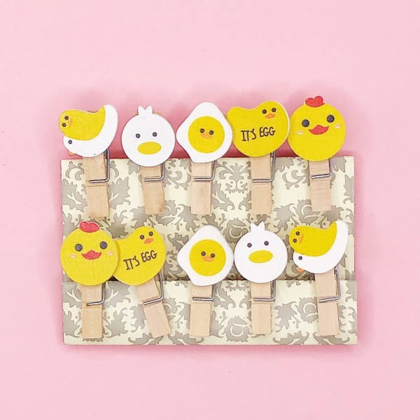 Прищепки "Chick", mix color 