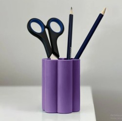 Стакан силиконовый складной "Drawing", purple