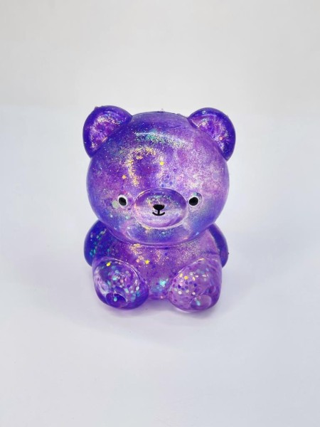 Мялка - антистресс «Cute bear», purple 