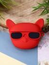 Чехол для AirPods 3 "Cool dog", red