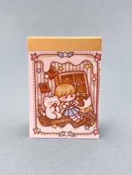 Блокнот отрывной для записей "Lovely stories", brown