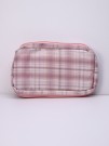 Пенал, косметичка "Plaid", pink