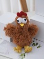 Плюшевый брелок "Laying hens", brown