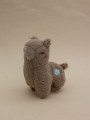 Плюшевый брелок "Fluffy lama", brown (12 см)