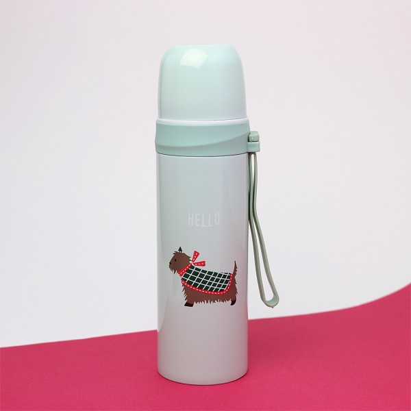 B-HS-6733-Z ТЕРМОС "Hello" green 500ml