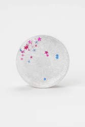 Попсокет "Glitters", silver