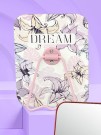 Зеркало настольное "Dream", розовое (16*12 см)