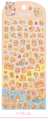 Наклейки"Funny capybara" (9*22,5 см)