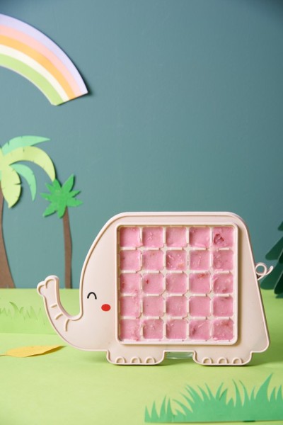 Лоток для льда "ELEPHANT", pink 