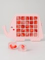 Лоток для льда "ELEPHANT", pink