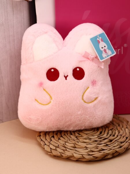 Мягкая игрушка "Cute hare", pink, 21см 