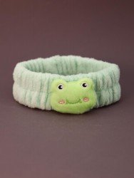 Повязка на голову "Cute frog", green