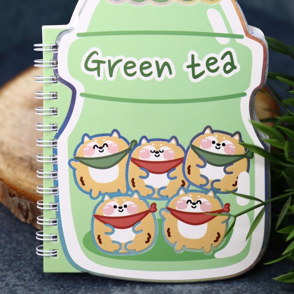 Блокнот (B6) «Green tea», (18*13), 120 стр. 