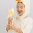 Портативный механический ручной вентилятор «Funny goose», white