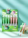 Зубная щётка для взрослых iLikeGift "Kiss the frog", pink (21 см)