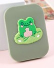 Зеркало с расческой "Froggy", green