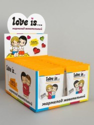 Мармелад жевательный “Love is” ЖуйМиксик "Клубника-банан" 20 шт