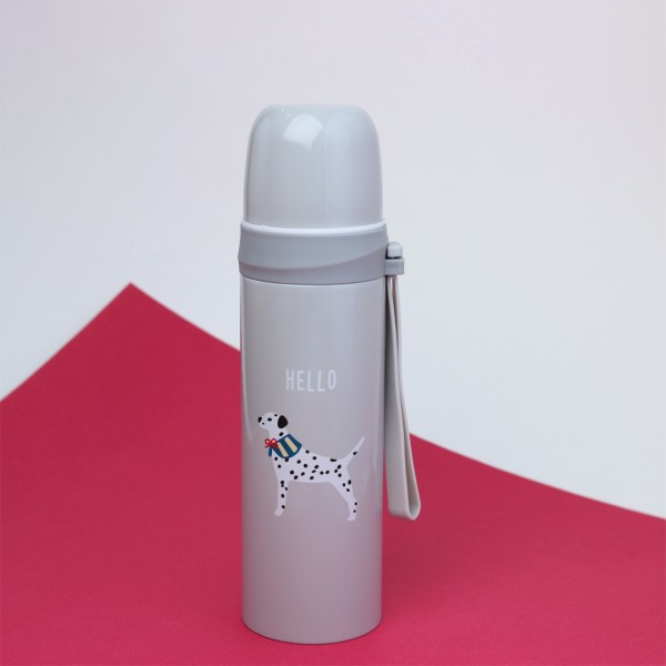 B-HS-6733-Z ТЕРМОС "Hello" grey 500ml 