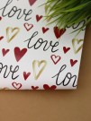 Упаковочная бумага «LoveWrap» 1 рулон, 50*70 см
