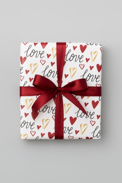 Упаковочная бумага «LoveWrap» 1 рулон, 50*70 см 