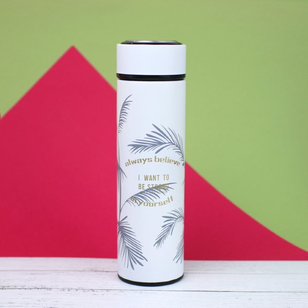 Термос "Always believe", white (400ml) 