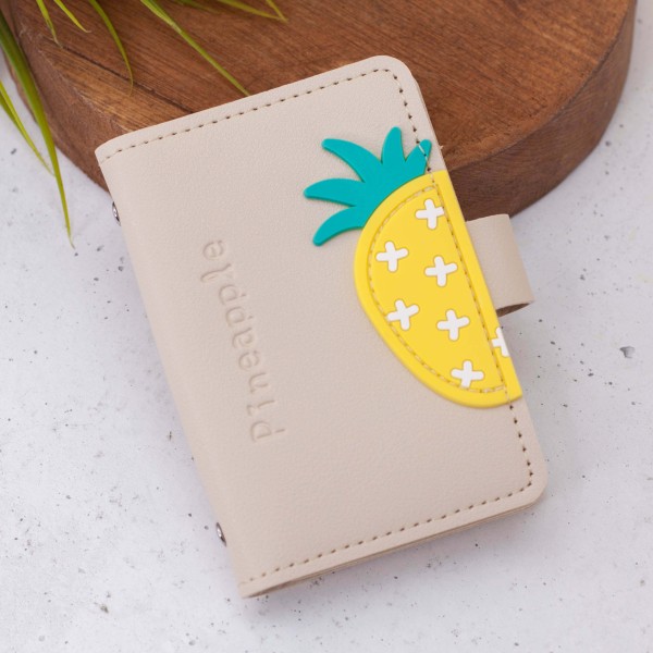 Визитница "Fruit pineapple", beige 