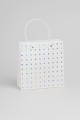 Пакет подарочный прозрачный «Transparent hose», small dots (22*21,5*10)