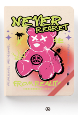 Блокнот (А5) "Bear never regret", beige (14.5*21) 