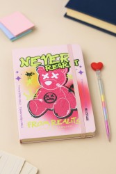Блокнот (А5) "Bear never regret", beige (14.5*21)