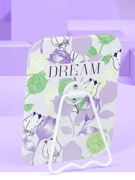 Зеркало настольное "Dream", фиолетовое (16*12 см) 