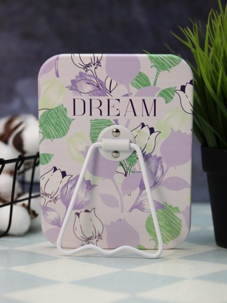 Зеркало настольное "Dream", фиолетовое (16*12 см) 