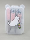 Маникюрный набор "Nice cat butterfly", pink