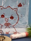 Декоративные пакеты на завязках "Cute cat", 20 шт/рулон (45*50см)