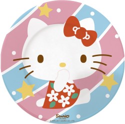 Тарелка керамическая "Hello Kitty. Искусство" (d=19 см)