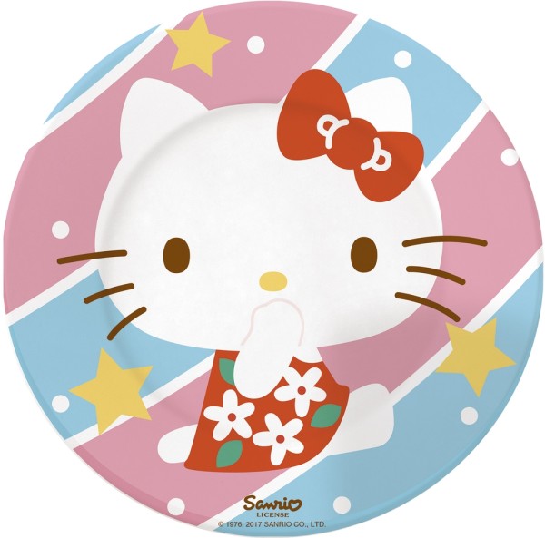 Тарелка керамическая "Hello Kitty. Искусство" (d=19 см) 