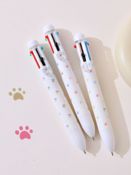 Разноцветная ручка 6 в 1 "Lots of paws", mix 