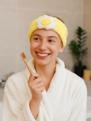 Повязка на голову "Egg", yellow